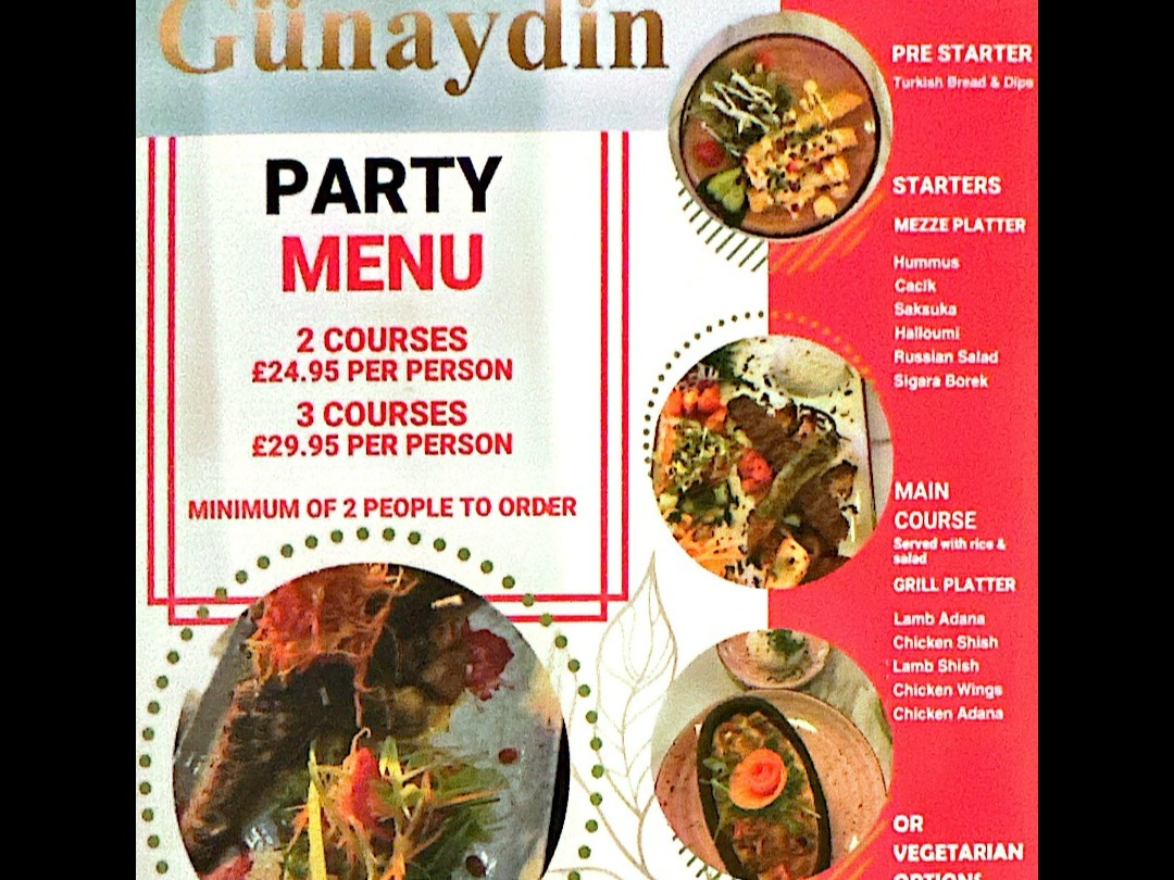 Party Menu